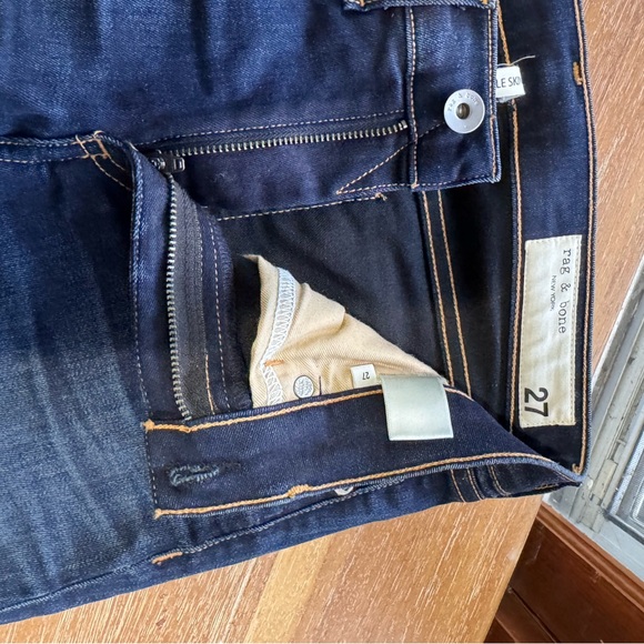 rag & bone Dark Blue Skinny Jeans - Picture 7 of 7